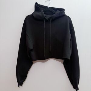 Paragon Fitwear Black Cropped Hoodie Women’s Small Black